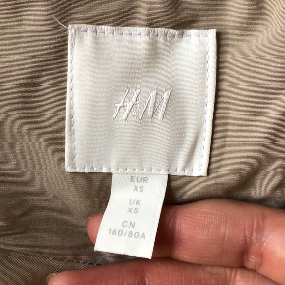 H&M oversized anorak / raincoat, sz XS - Picture 2 of 11
